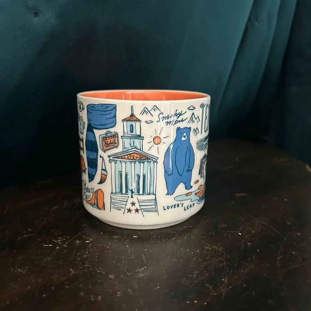 Starbucks Tennessee Mug Been There Series Across The Globe 14oz